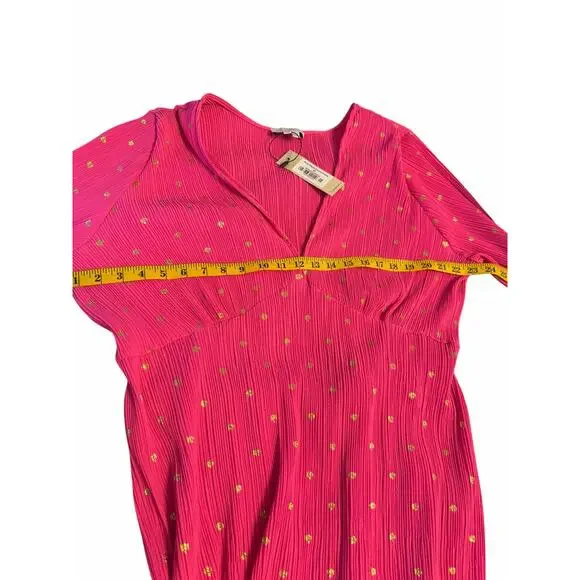 NWT Never Fully Dressed Pink Plisse Emma Dress - Size 20 - Picture 5 of 16